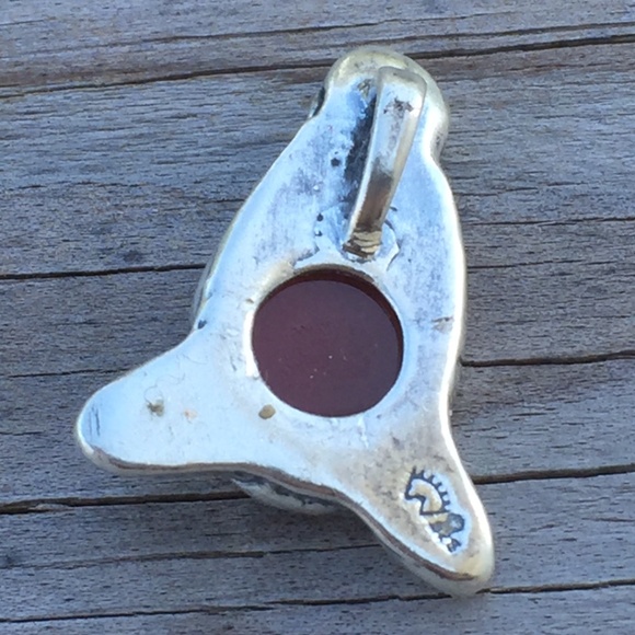 Goddess of Abundance Pendant .925 Sterling Silver w/ genuine Carnelian gem USA - Picture 11 of 13